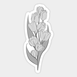 Tulip Bunch Sticker